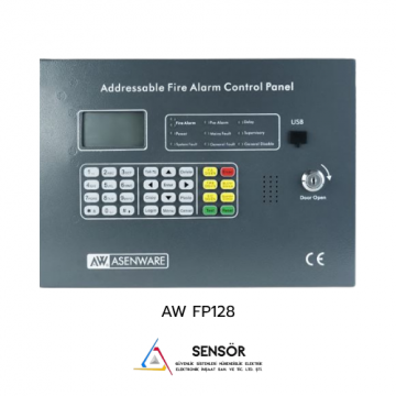 AW FP128 1 Loop Adresli Kablosuz Panel