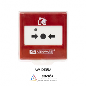 AW D135A Adresli Kablolu İhbar Butonu